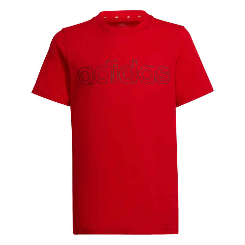T-Shirt Adidas Linear Kinder rot