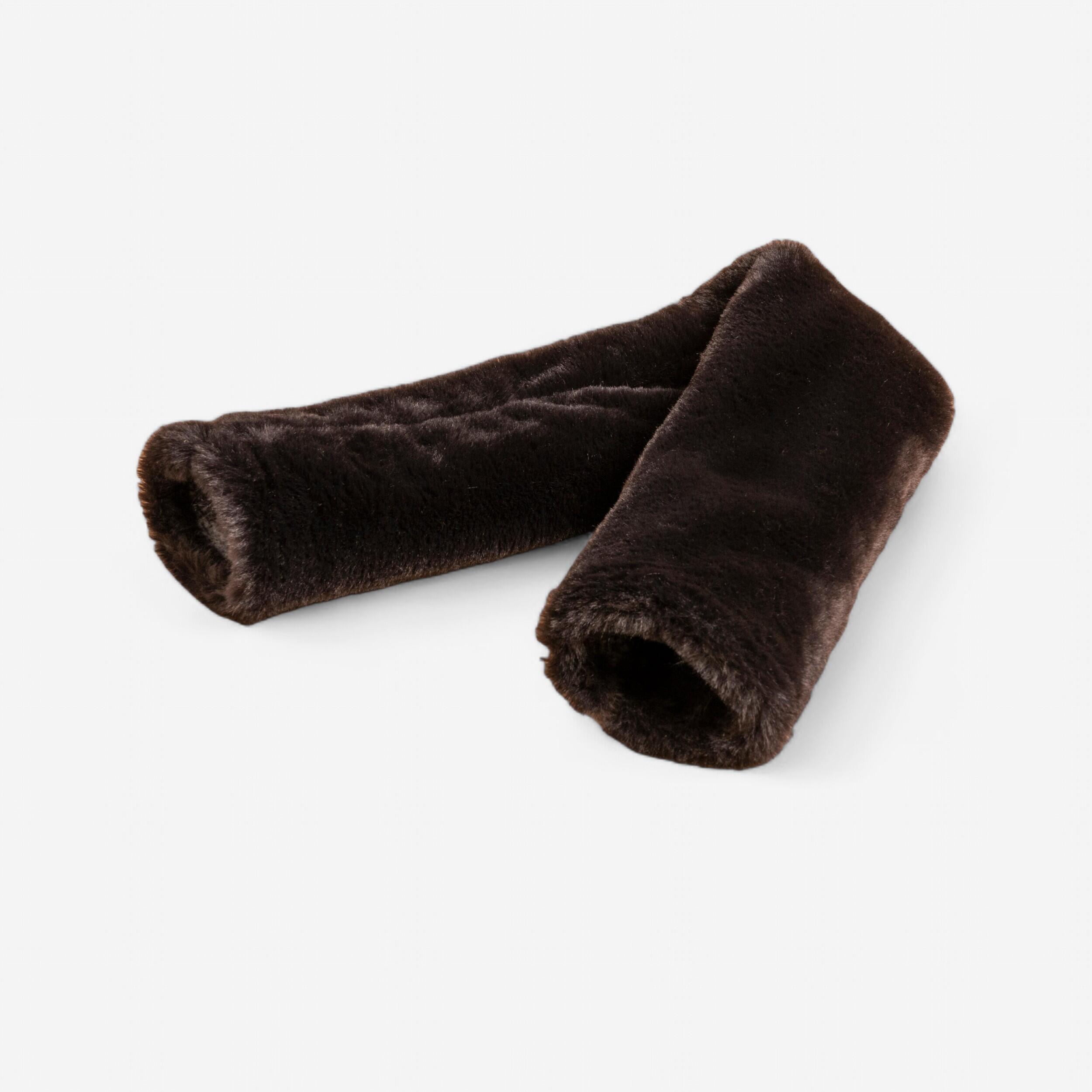 Decathlon | Imbottitura sottopancia equitazione cavallo e pony nera |  Fouganza