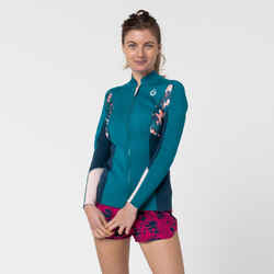 Women's long-sleeve neoprene top 900 - blue