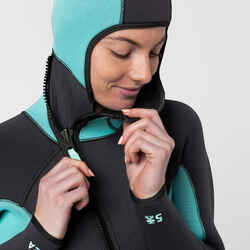 Γυναικεία ολόσωμη στολή Scuba Diving SCD 100 Neoprene 5mm - Easy "Μπανάνα"
