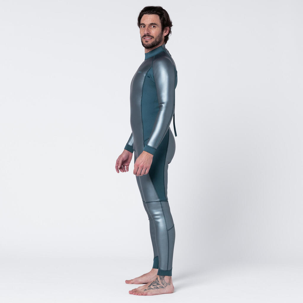 Vyriškas dinamiško nardymo kostiumas iš 1,5 mm storio neopreno „Subea“