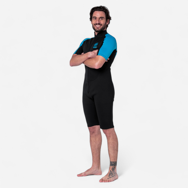 Shorty Mahalo Snorkeling Homme neoprene 2mm pour les clubs et collectivites Decathlon Pro