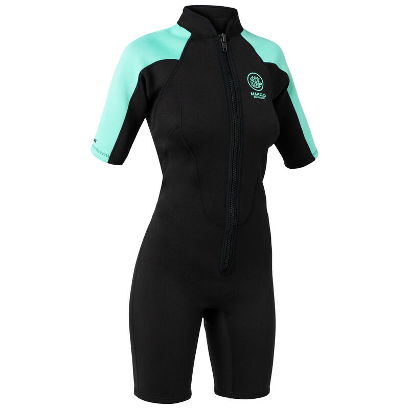 Shorty voor snorkelen dames neopreen 2 mm 2024