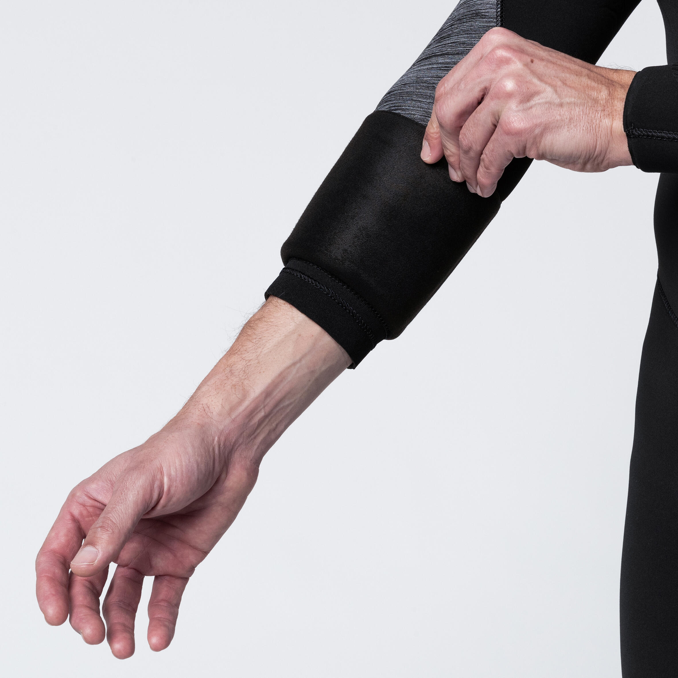 Traje Buceo Aqualung Aquaflex Hombre Negro/Gris Neopreno 5 mm 4/8