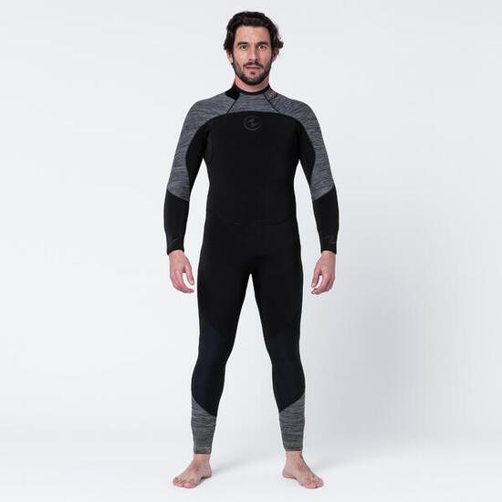 Muta subacquea uomo AQUALUNG AQUAFLEX 5 mm nero-grigio