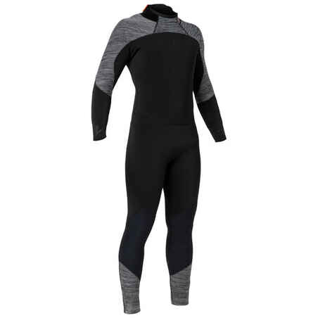 Men’s neoprene scuba diving wetsuit AQUAFLEX 5mm - black/grey