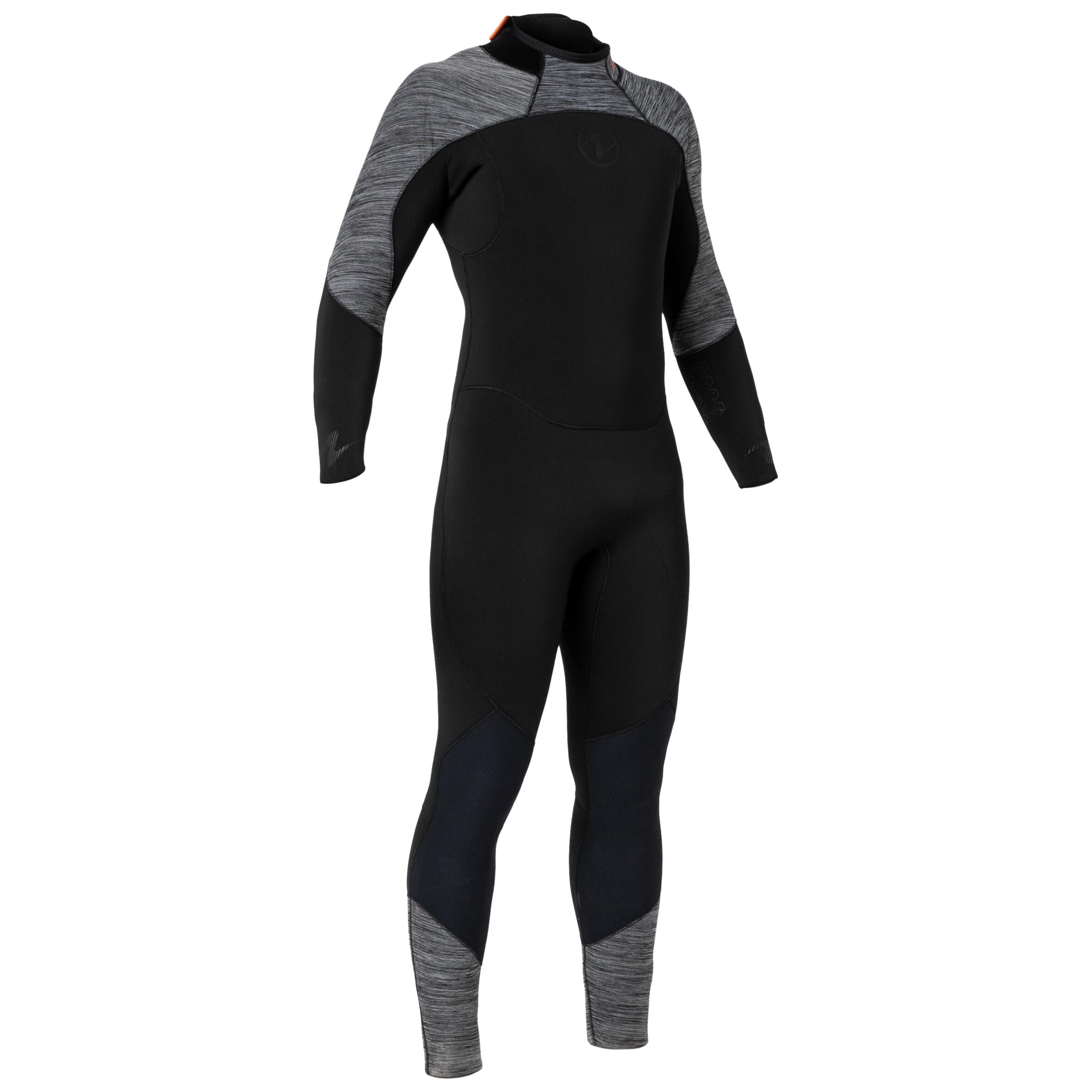 Muta subacquea uomo AQUALUNG AQUAFLEX 5 mm nero-grigio 9/9
