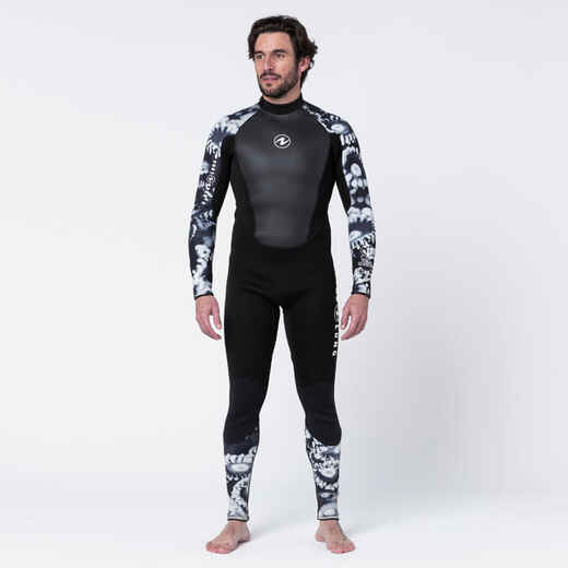 
      Men's diving wetsuit 3mm neoprene Aqualung - HYDROFLEX Black/White
  