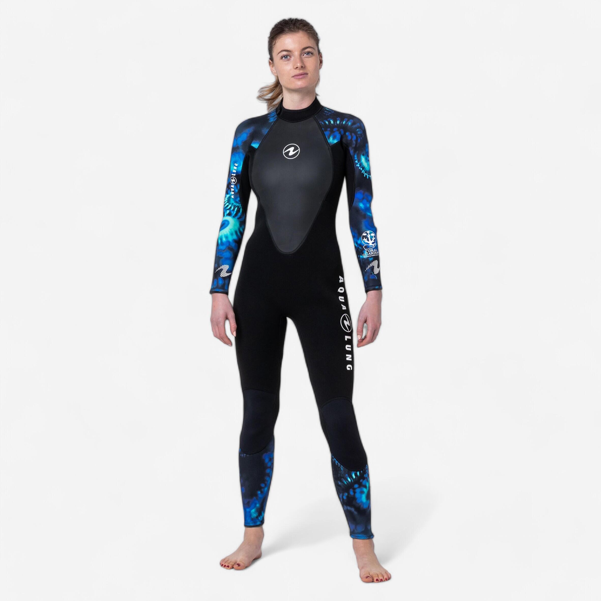 AquaLung Gebraucht – Neoprenanzug Damen 3 mm Tauchen – Hydroflex schwarz/blau – GUT | 02145924161012 AquaLung Gebraucht – Neoprenanzug Damen 3 mm Tauchen – Hydroflex schwarz/blau – GUT | 02145924161012