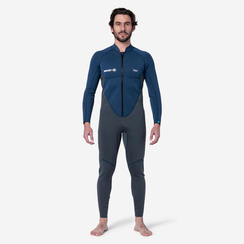 Combinezon snorkeling Beuchat neopren 2mm Atoll Bărbați