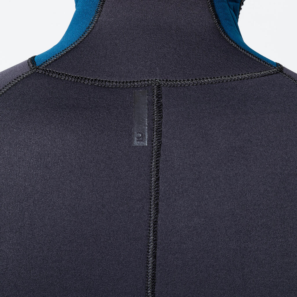 Vīriešu neoprēna hidrotērps niršanai ar akvalangu “SCD 100”, 5 mm, melns, zils