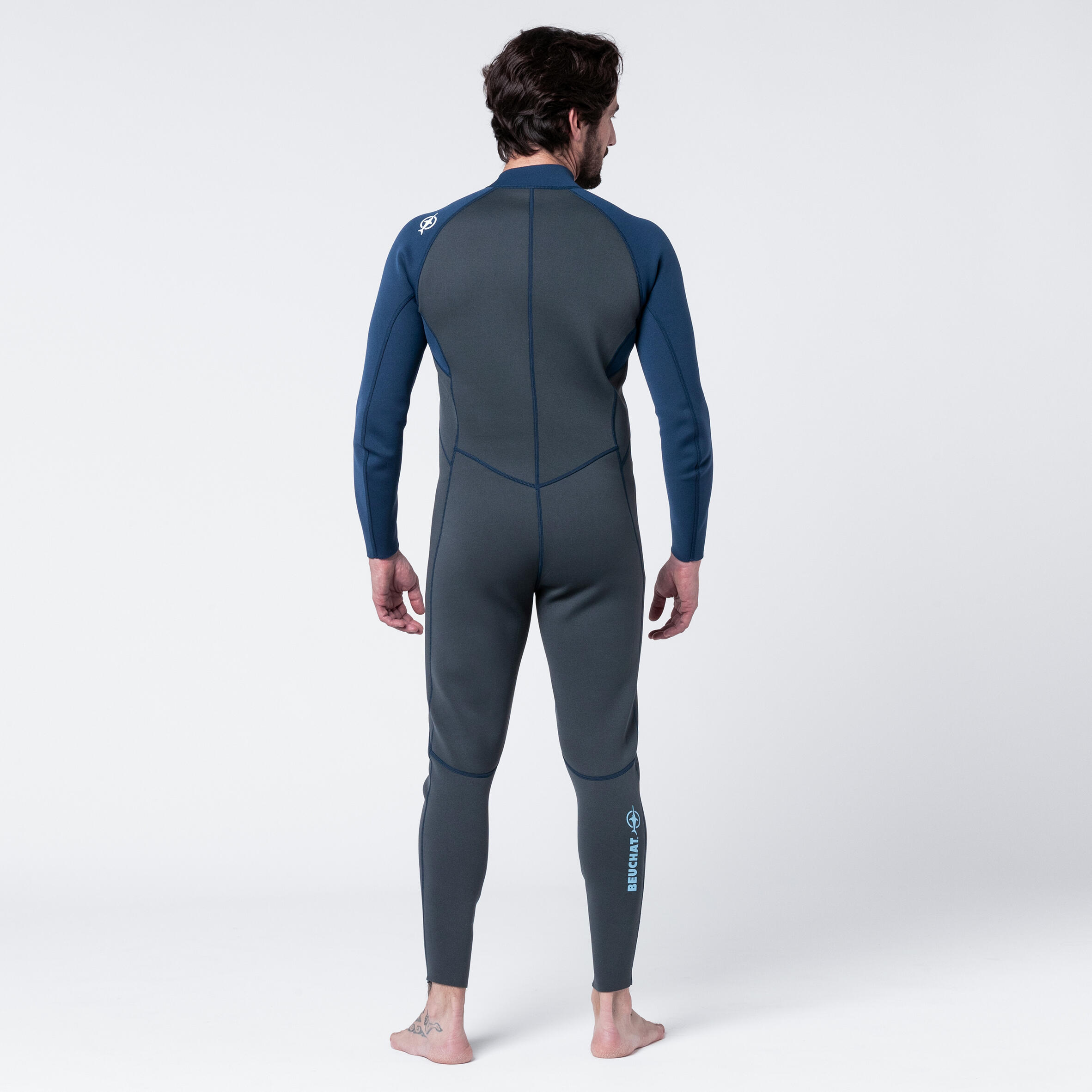 Herenwetsuit voor snorkelen Atoll neopreen 2 mm 3/6