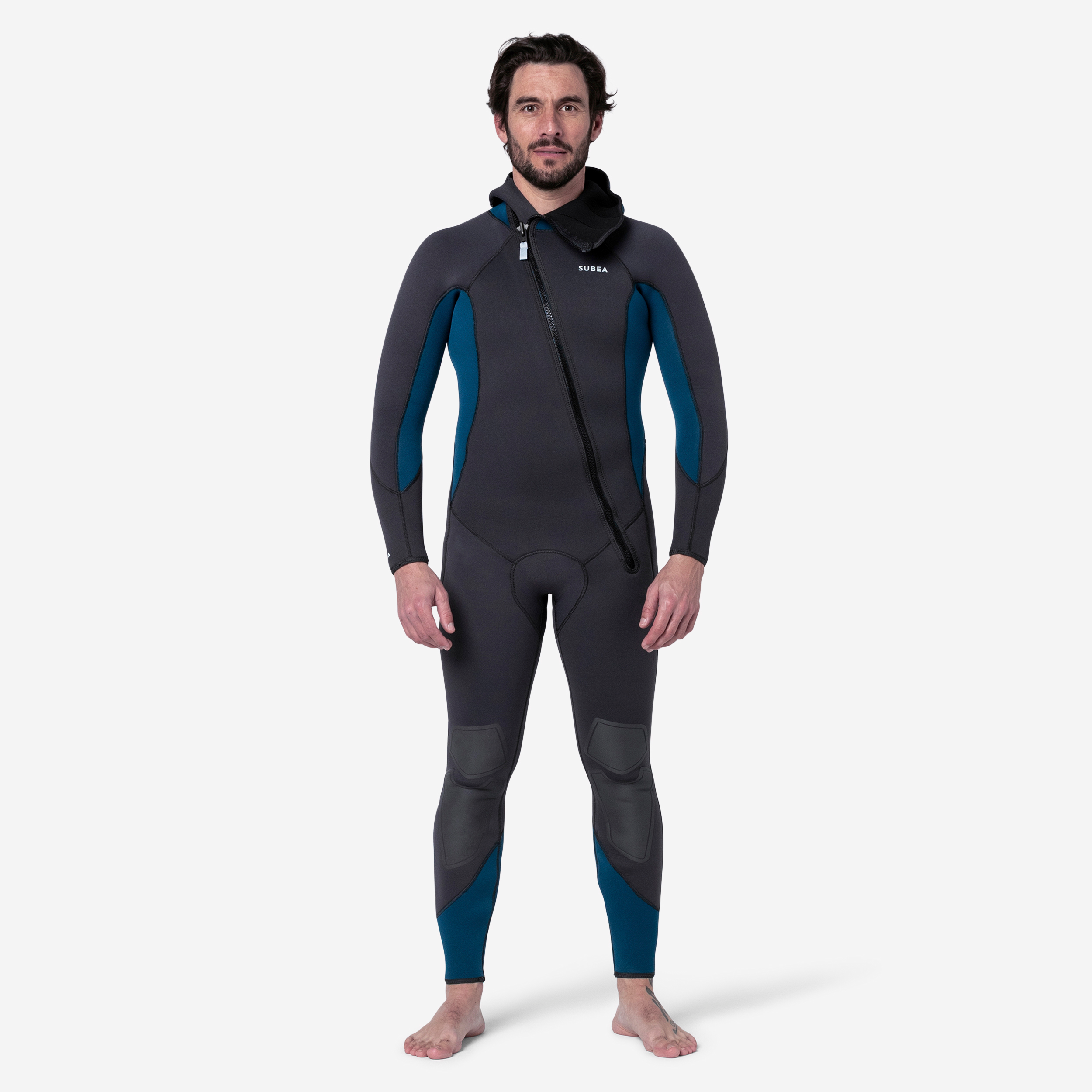 Combinaison plongée homme néoprène 5mm - scd 500 noir et bleu - Plongée - SUBEA- Clubs - Entreprises - Collectivités - Associations