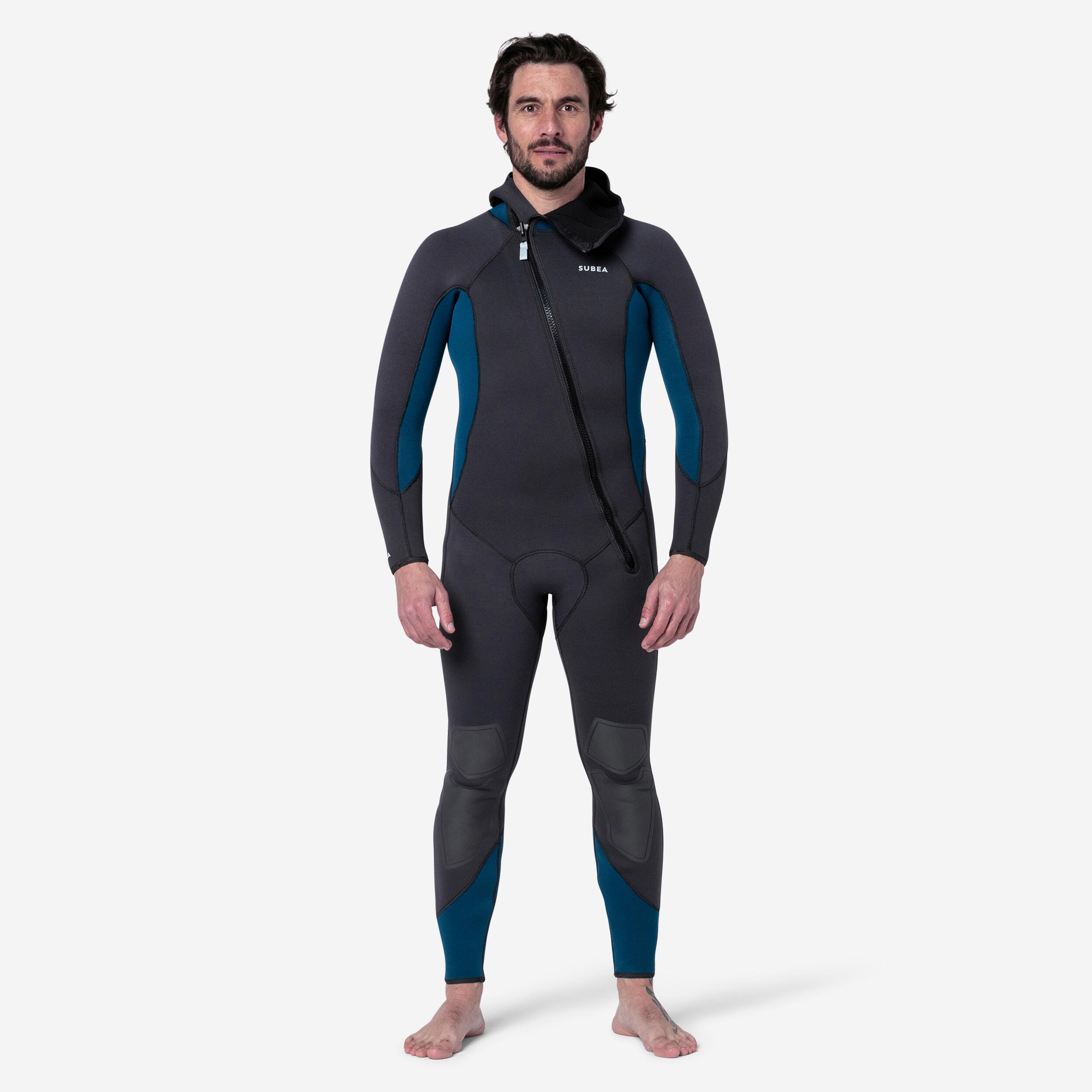 Uomo Muta in neoprene 5mm - SCD 500 nero e blu