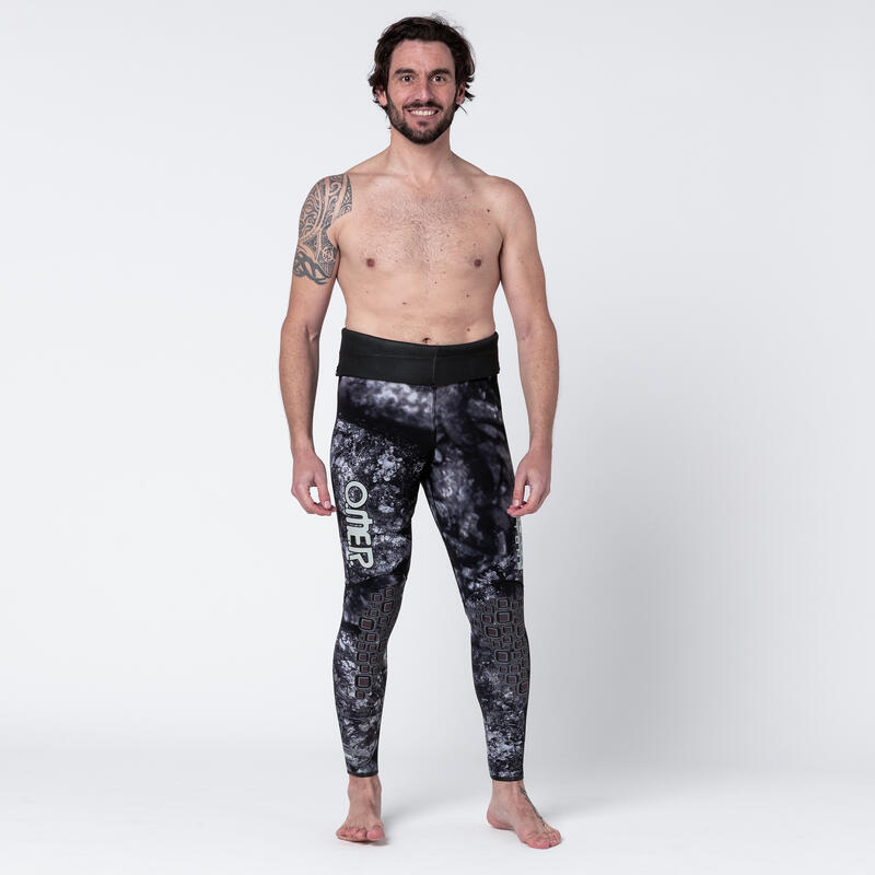 Pantalon Chasse sous-marine OMER Homme néoprène refendu 5mm - BLACKSTONE