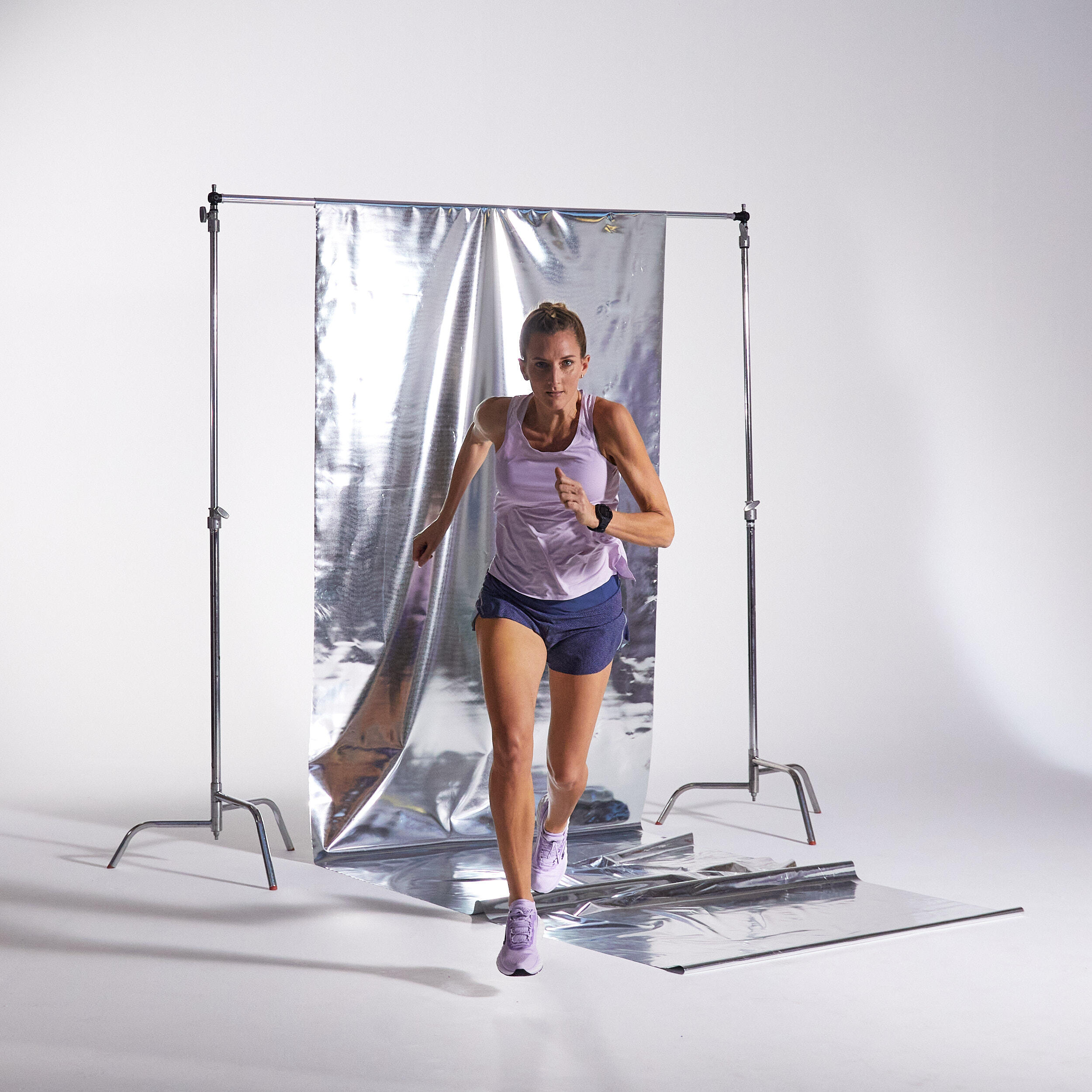 Women's Lightweight Running Tank Top Run 900 - mauve 7/8