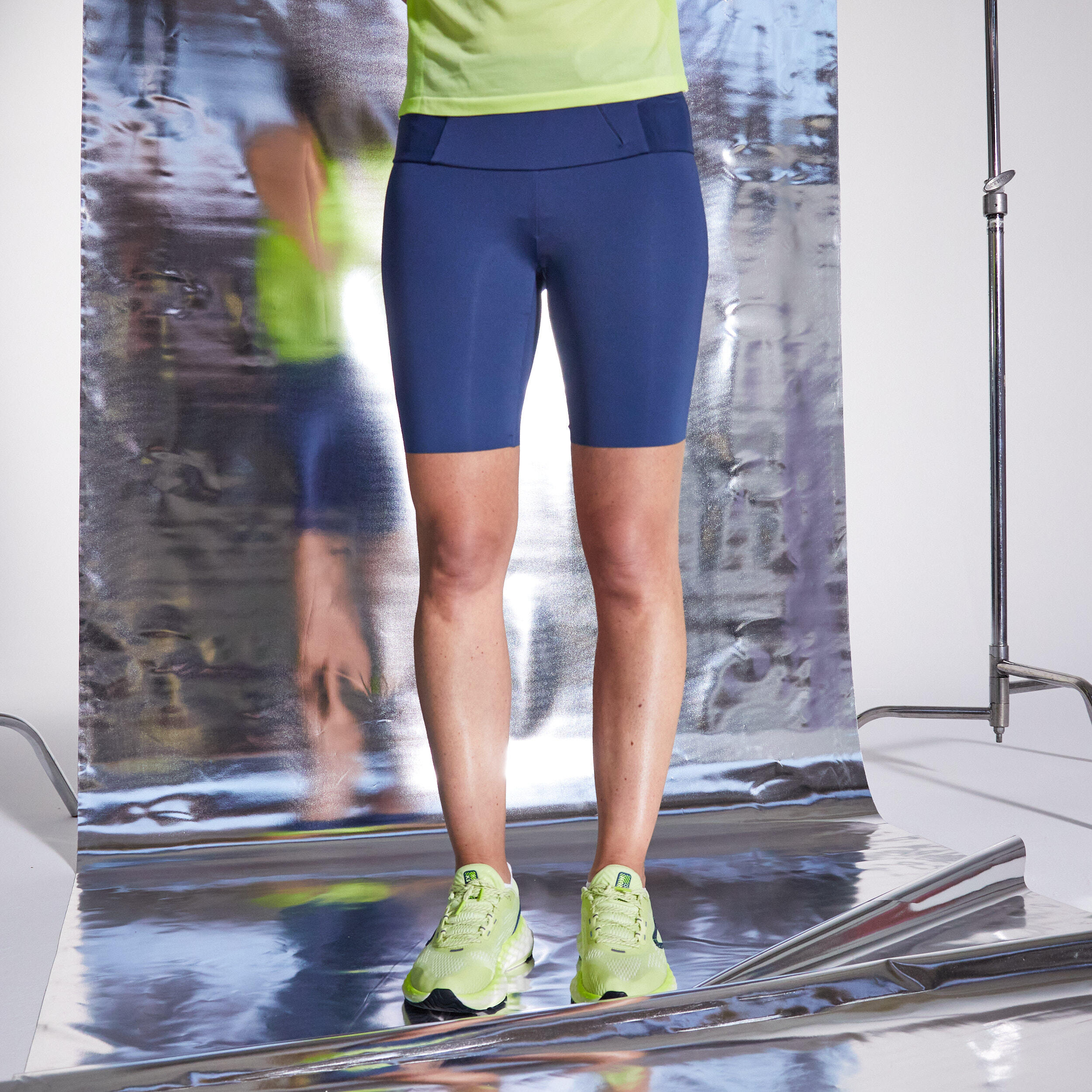 FITIBEST Mujer Pantalones Cortos de Correr Deportivas Cortas con compresión y función de Secado rápido 