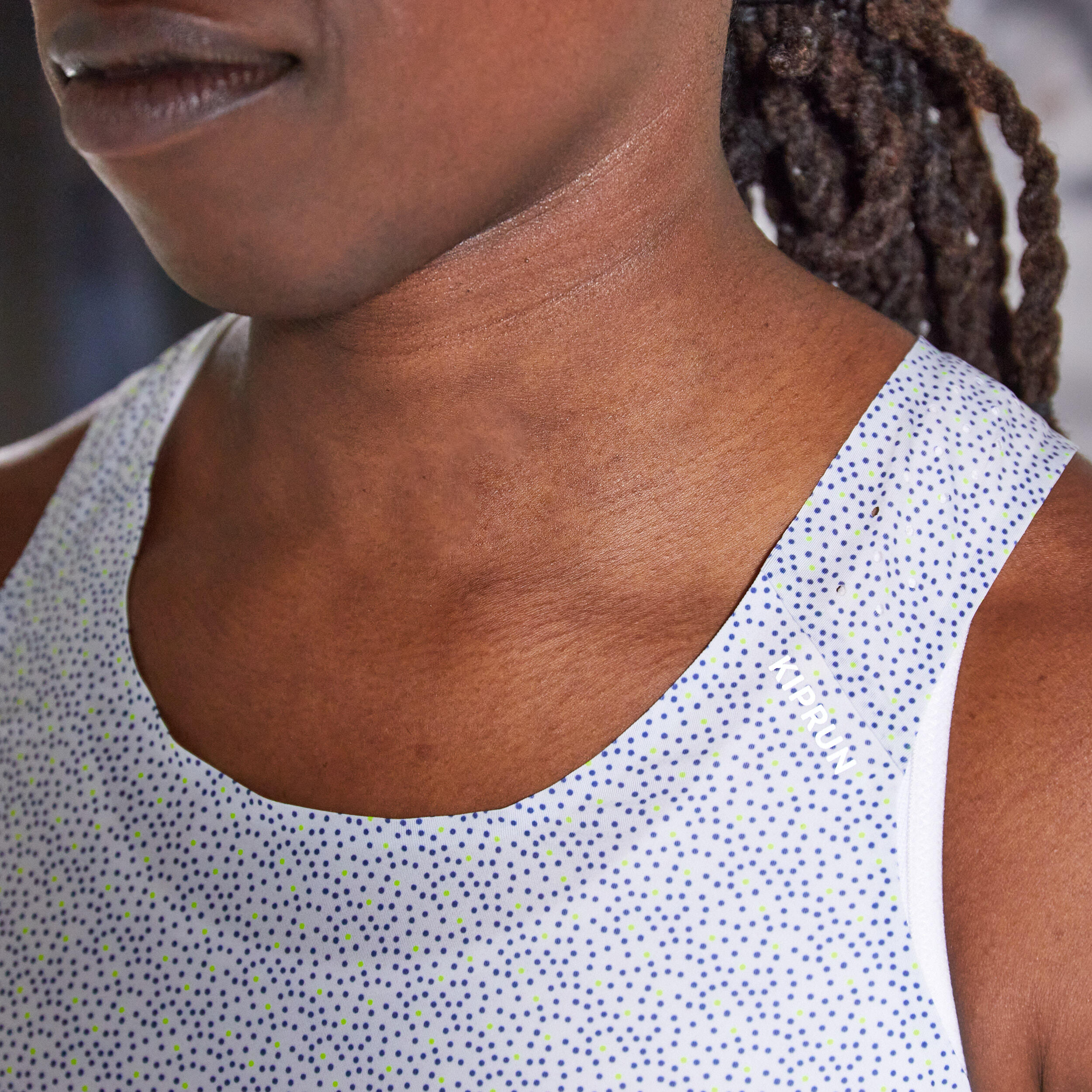 Women's Lightweight Running Tank Top Run 900 - white 2/9