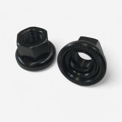 Coppia di dadi M10 P1.0 per ruota posteriore bici città Elops Speed 500