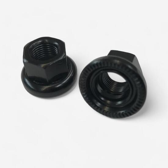 Coppia di dadi M10 P1.0 per ruota posteriore bici città Elops Speed 500