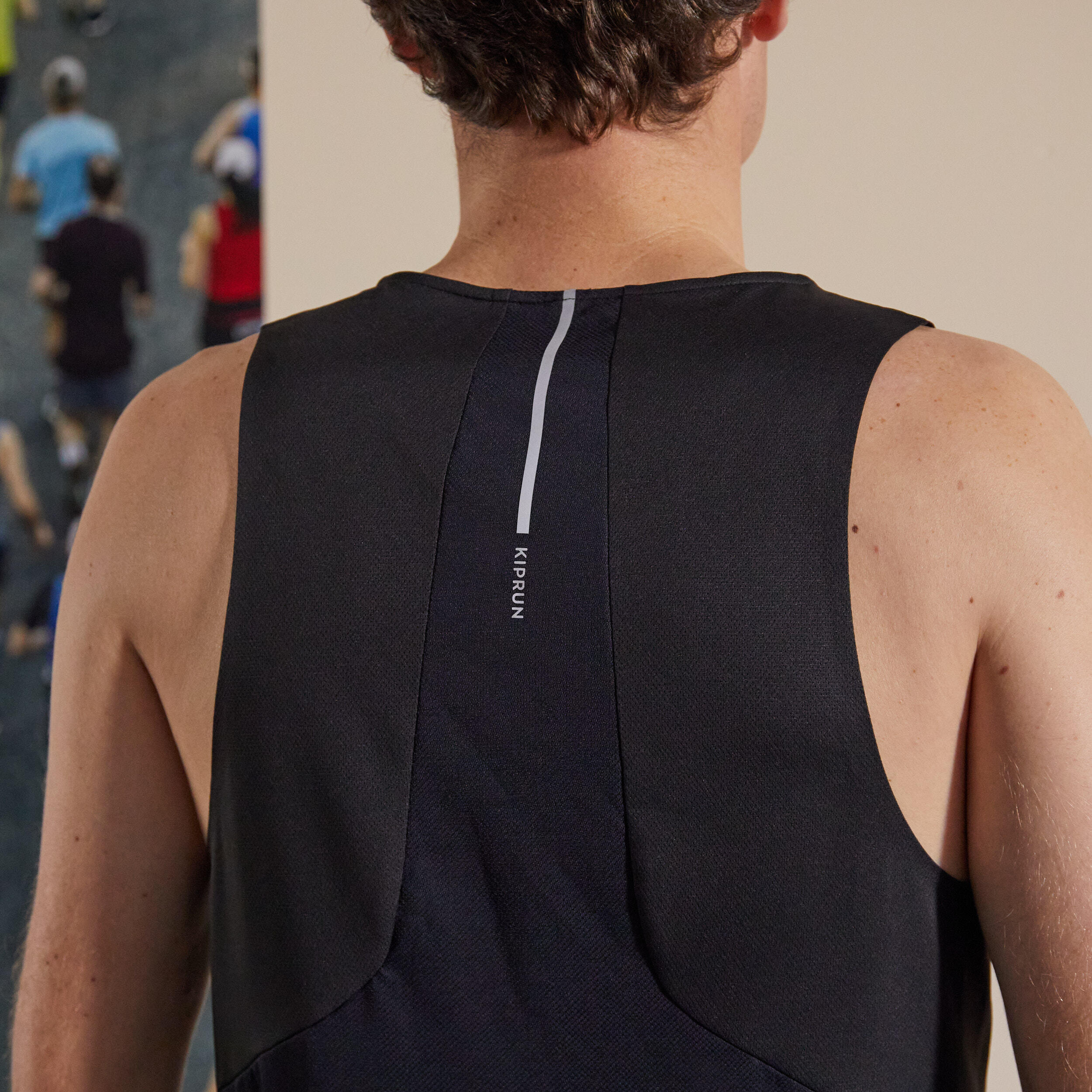 Men's Breathable Running Tank Top Kiprun Light - limited edition red 5/7