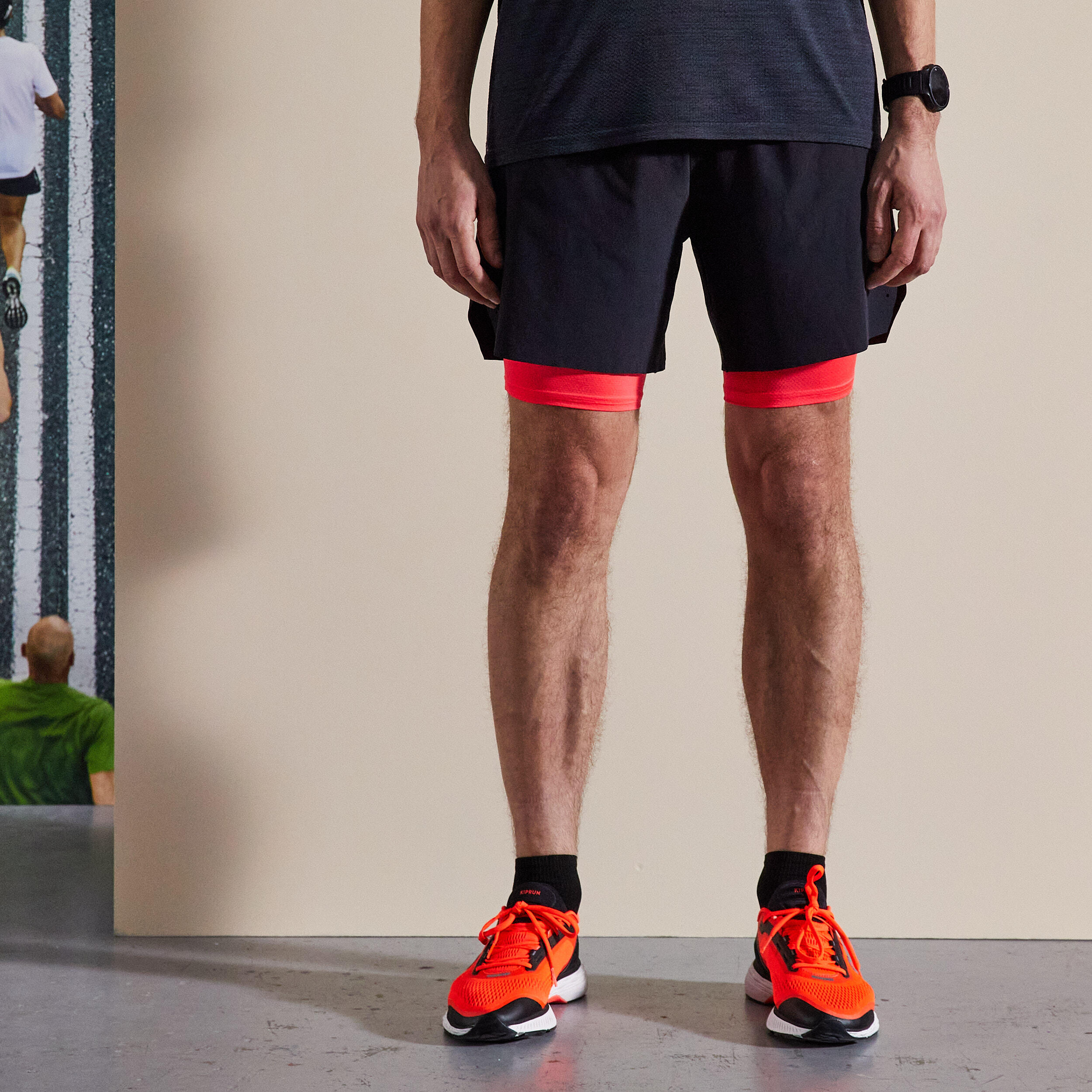 Pantaloncini 2 in 1 running uomo KIPRUN KIPRUN | DECATHLON