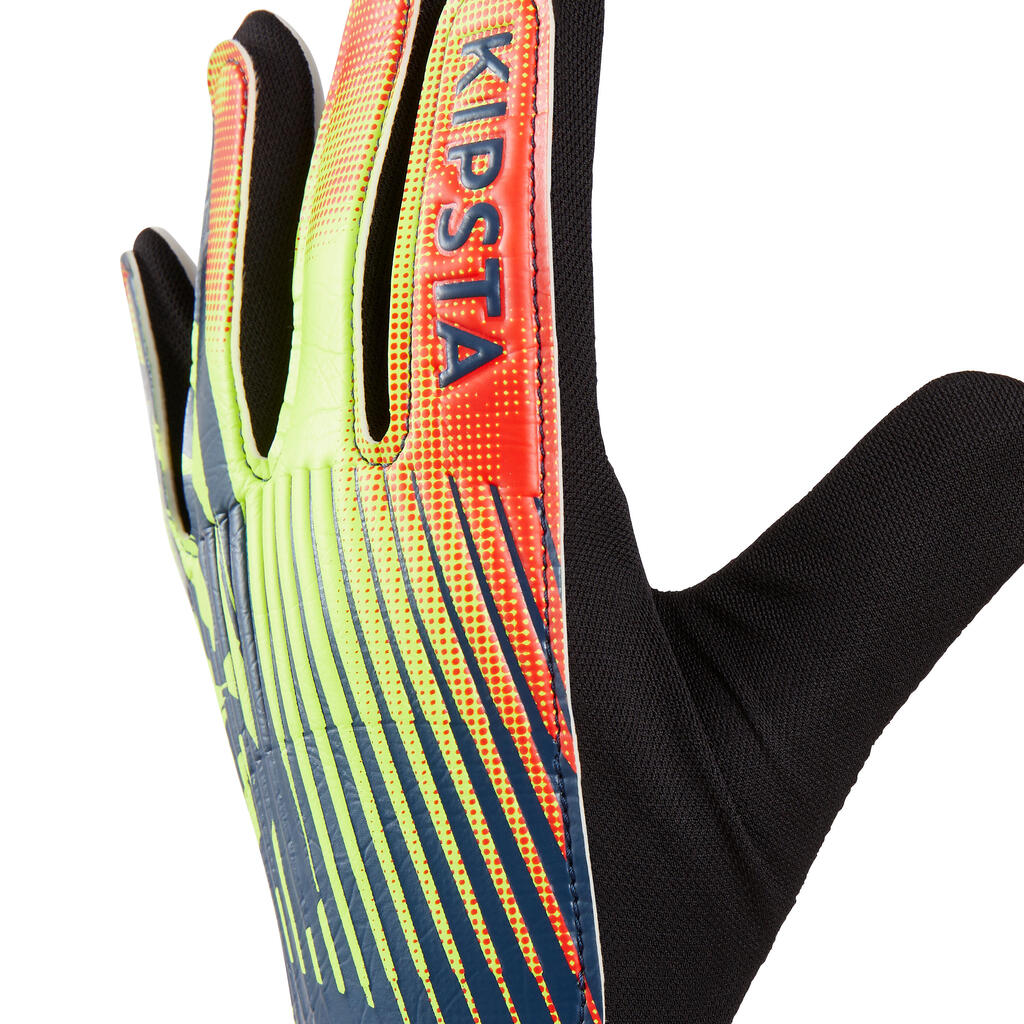 Kids' Football Goalkeeper Gloves First - Navy Blue/Red