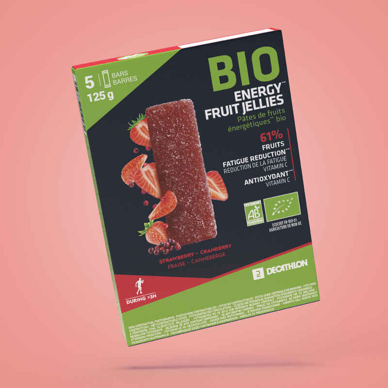 Fruchtriegel Energy Bio Aptonia Erdbeere Cranberry 5 × 25 g Media 1