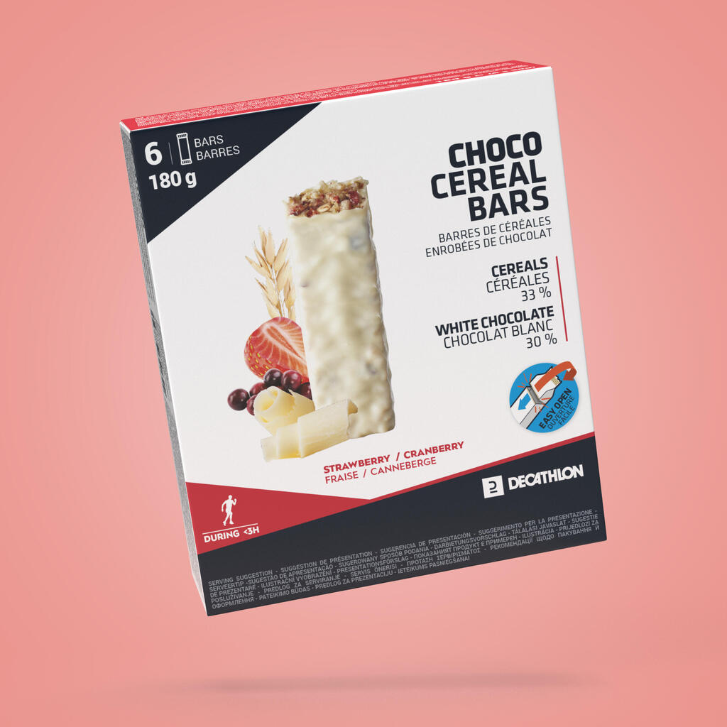 Coated Cereal Bar X6 White Chocolate & Mixed Berries