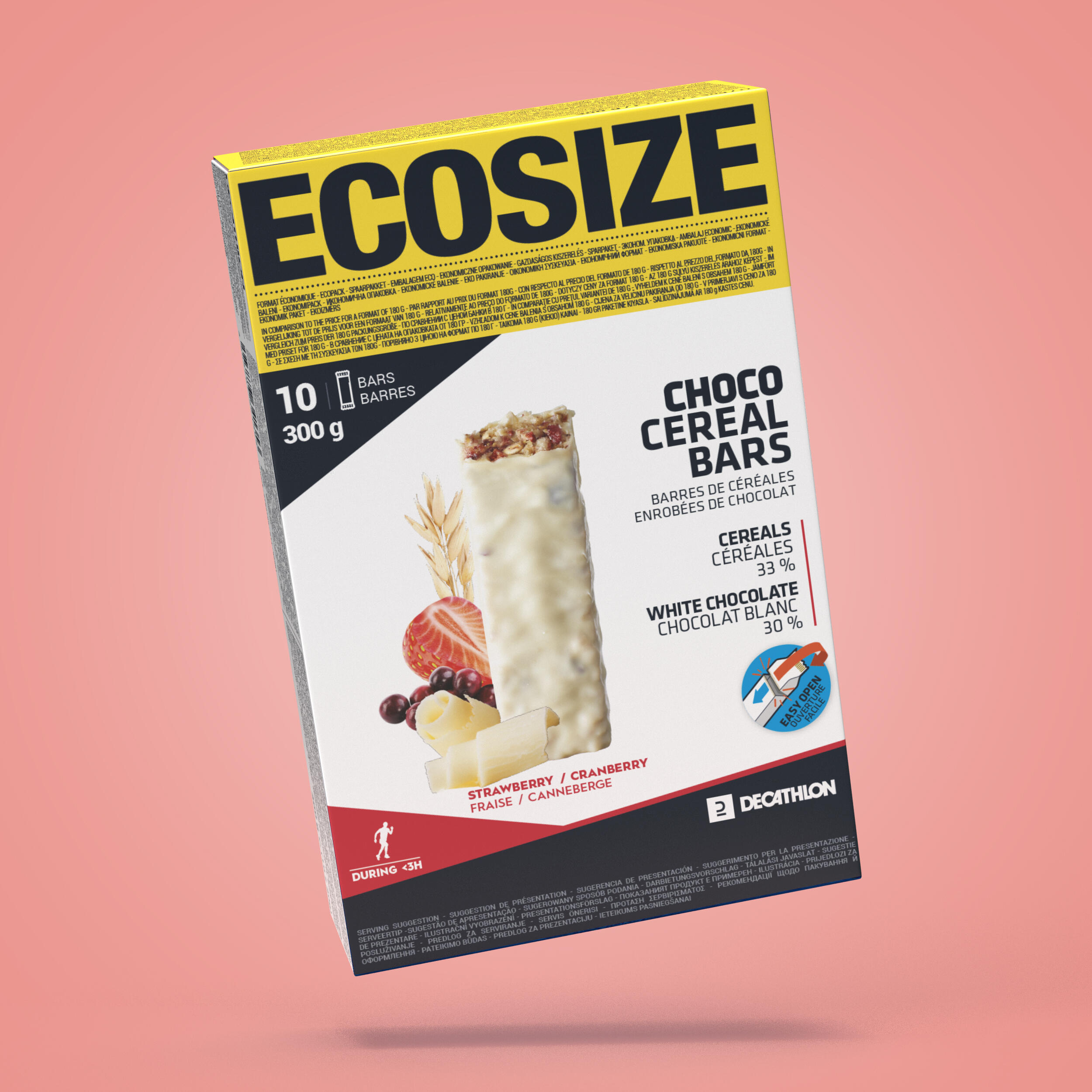 Baton de Cereale cu Fructe de pădure Învelit în Ciocolată Albă X10 APTONIA imagine 2022