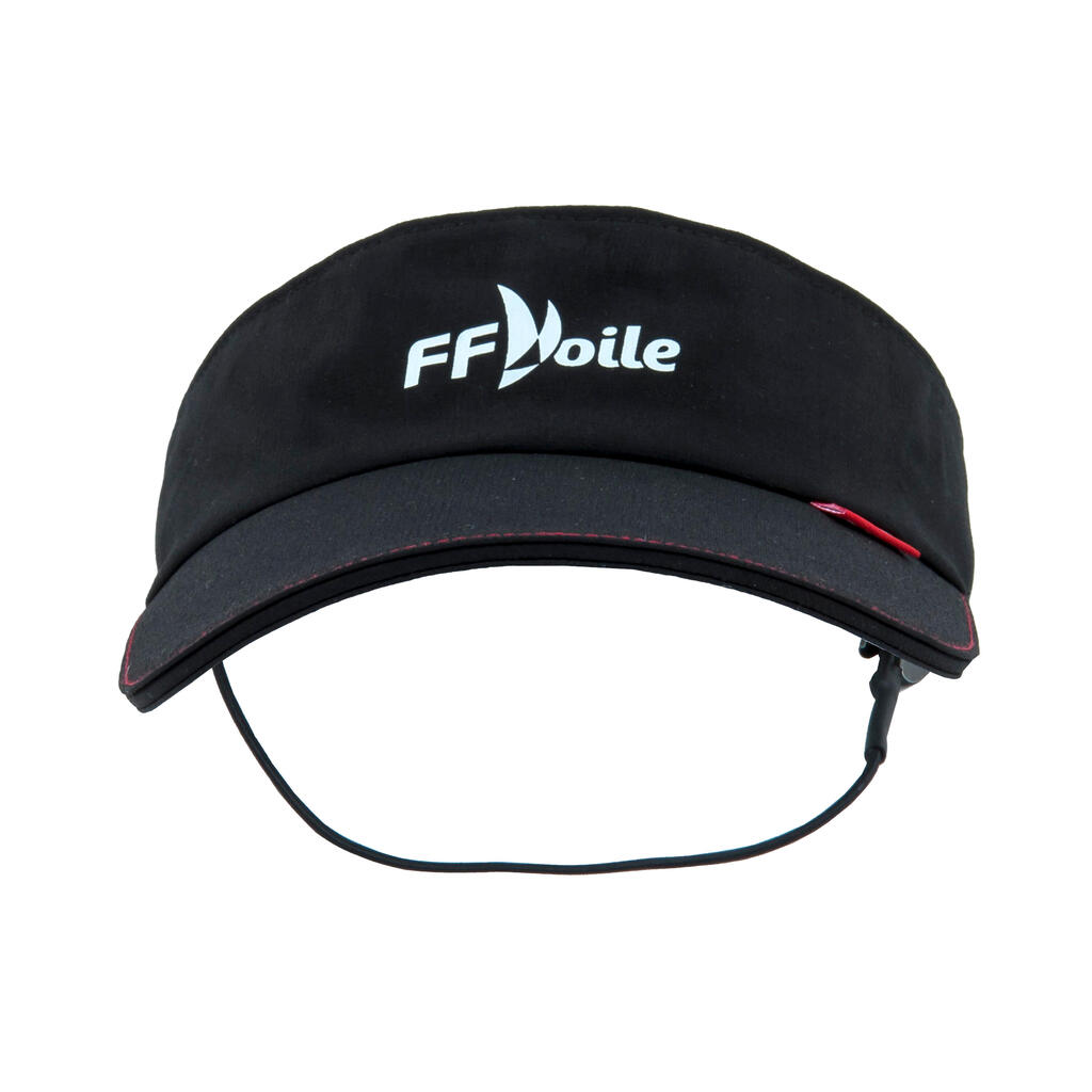Men's, Women's and Kids' Sailing Visor 500 FFV - Black