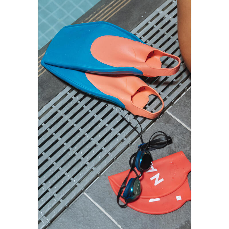 BARBATANAS DE NATAÇÃO TONIFIN AZUL ROSA CORAL