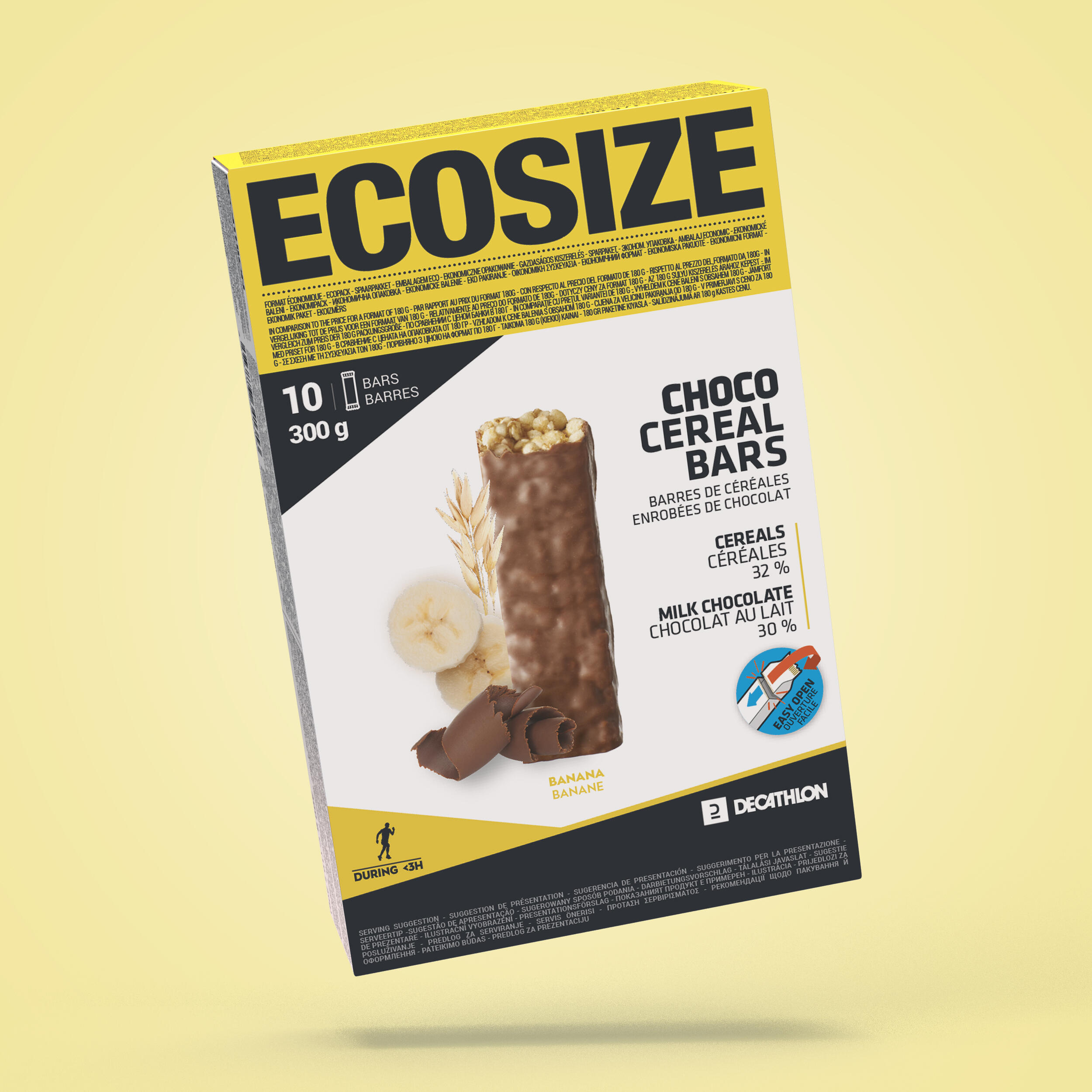 Baton de Cereale cu Banane Învelit în Ciocolată X10 APTONIA imagine 2022