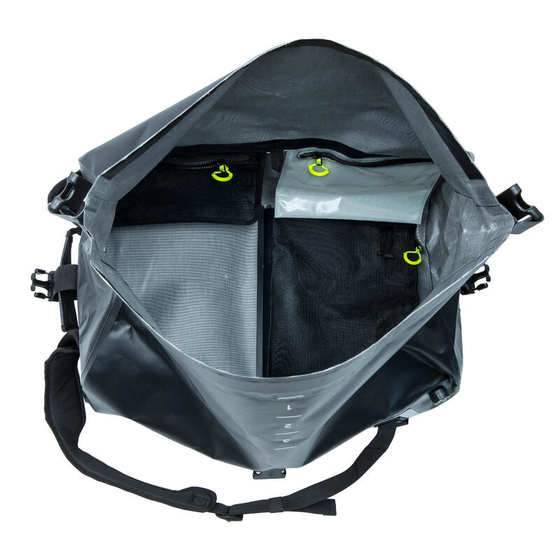 Mochila/Bolsa Viaje Duffle Bag Negro Impermeable 60 l