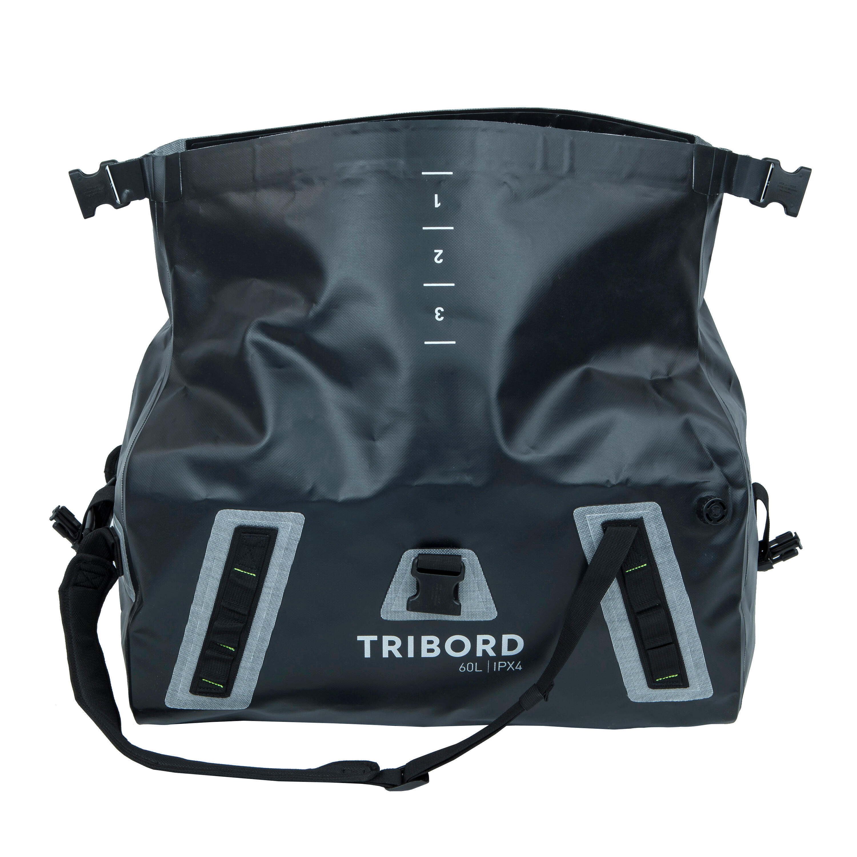 Waterproof duffle bag - travel bag 60 L black 4/8