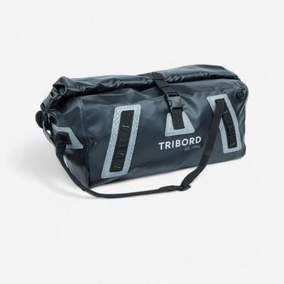 Reisetasche Sporttasche 60 l wasserdicht - gelb/schwarz