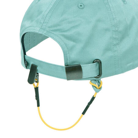 Кепка 100 для вітрильного спорту сіро-зелена