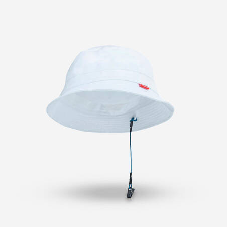 Adults’ Sailing boat hat 100 - White cotton