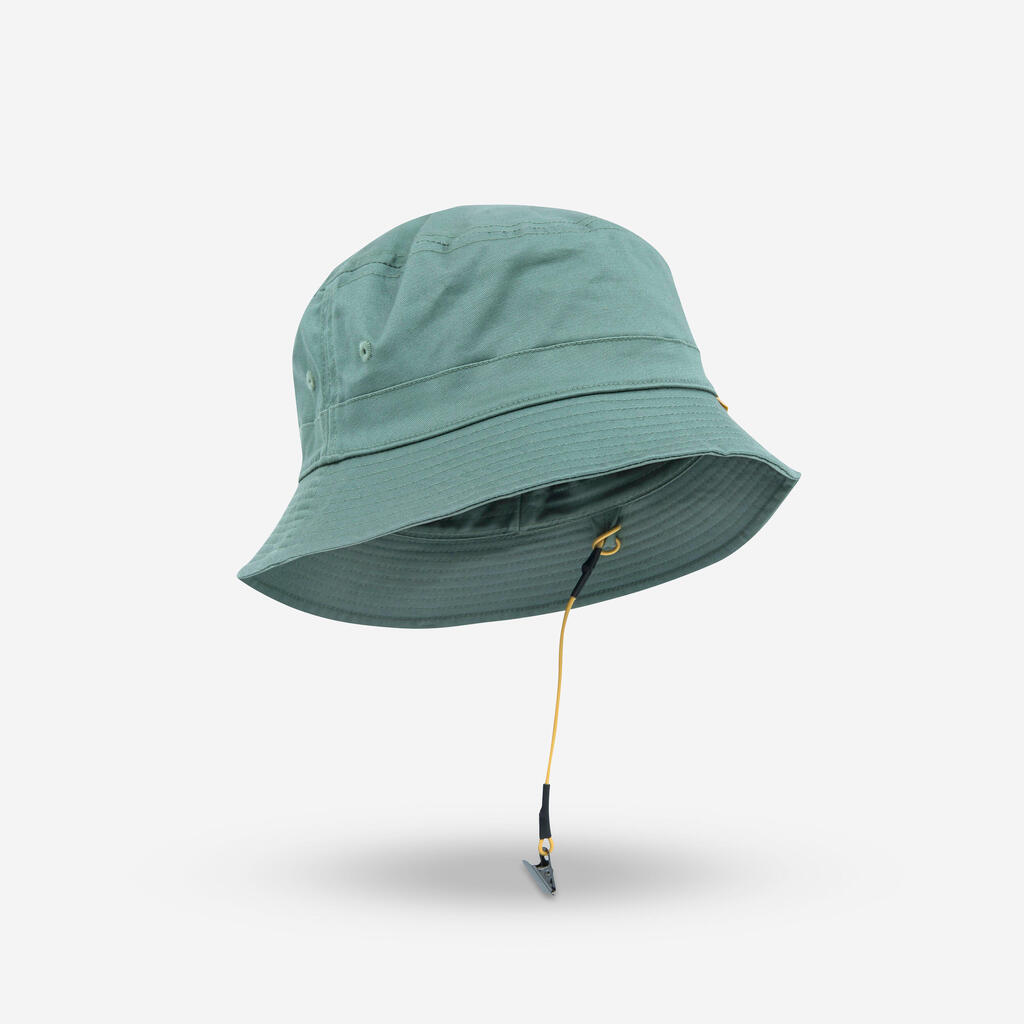 Bavlnený klobúk Sailing 100 na jachting svetlohnedý