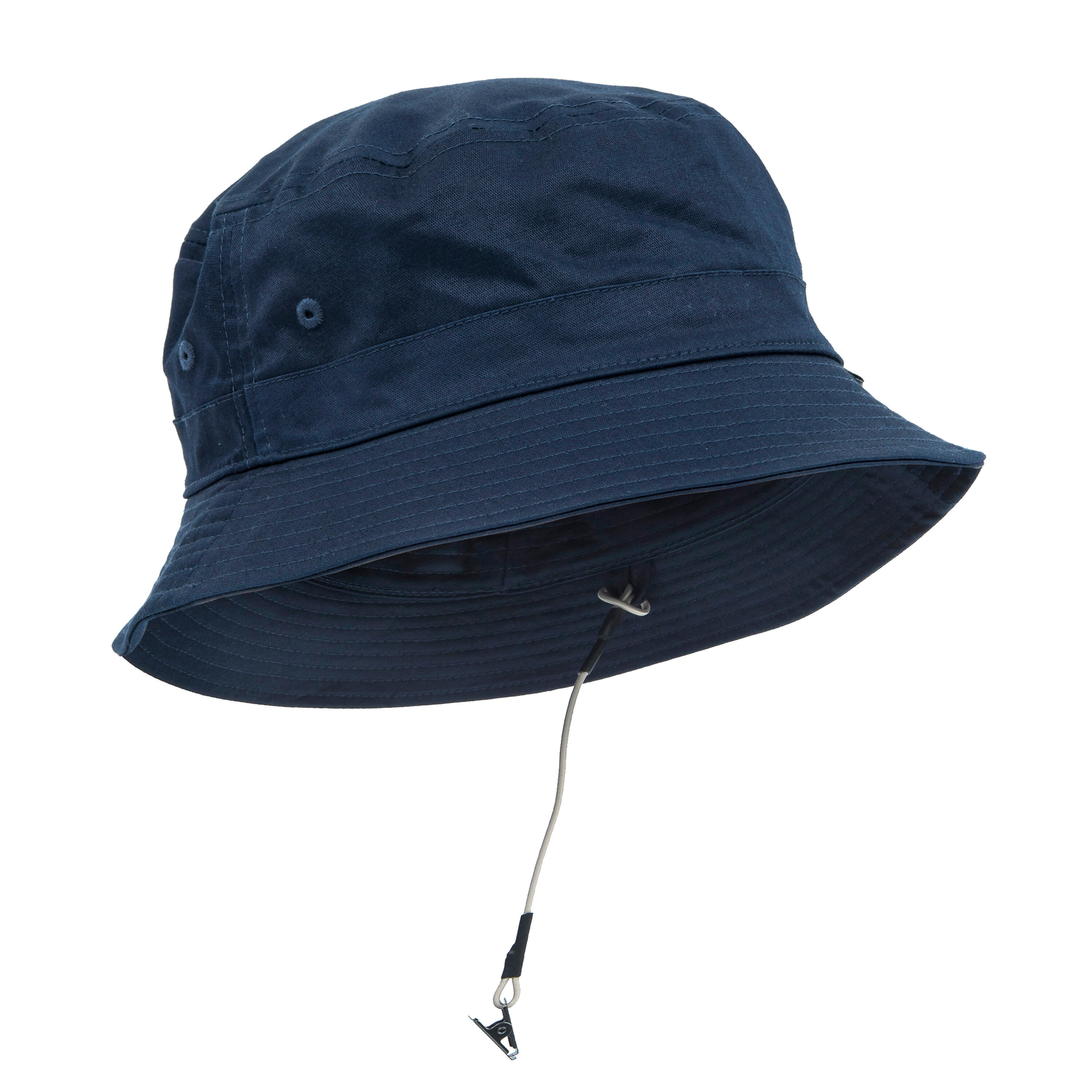 Adults’ Sailing boat hat 100 Navy blue cotton