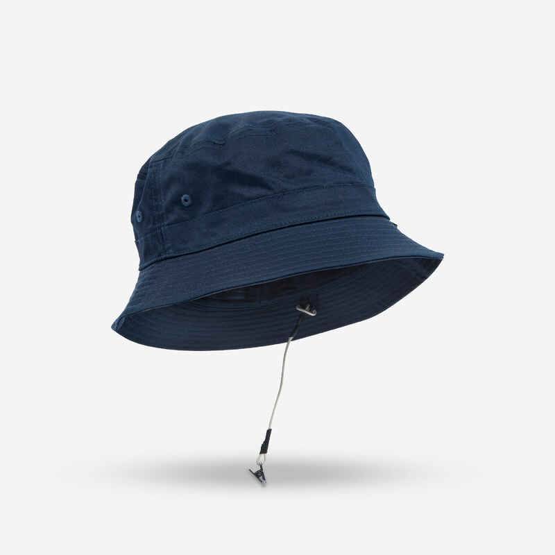 Καπέλο ιστιοπλοΐας για ενήλικες 100 - Navy μπλε βαμβακερό