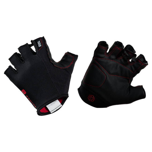 Weight Training Gloves - 100 Black - Black - Corength - Decathlon