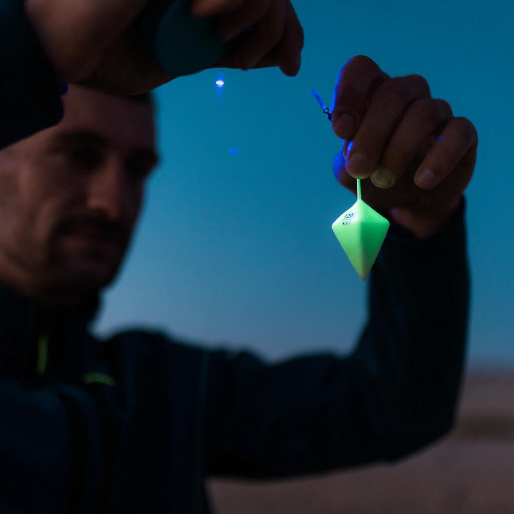 Glow in the Dark Silicone Pyramid Sinker for surfcasting