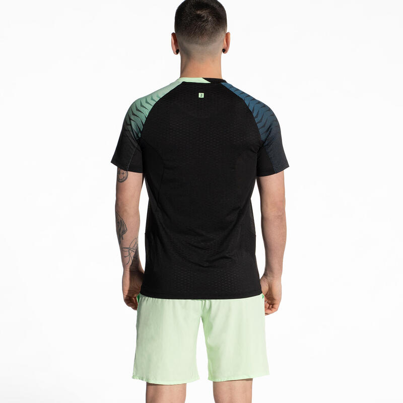 T-shirt de padel manches courtes technique Homme - 900 MAXI SANCHEZ vert
