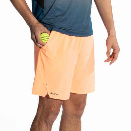 Oranžne kratke hlače za padel tenis 900 ECO 
