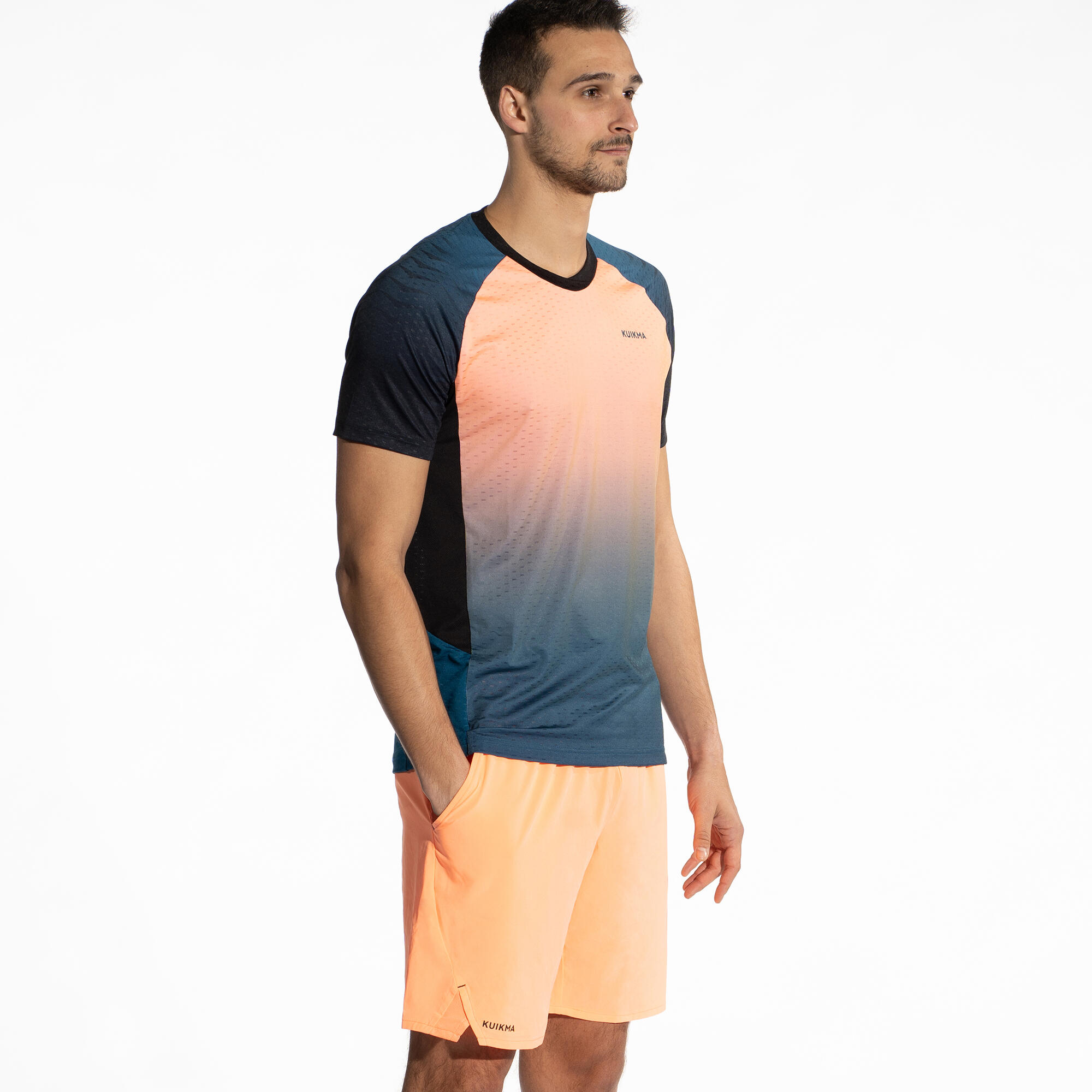 Men's Technical Short-Sleeved Padel T-Shirt 900 - Orange 6/10