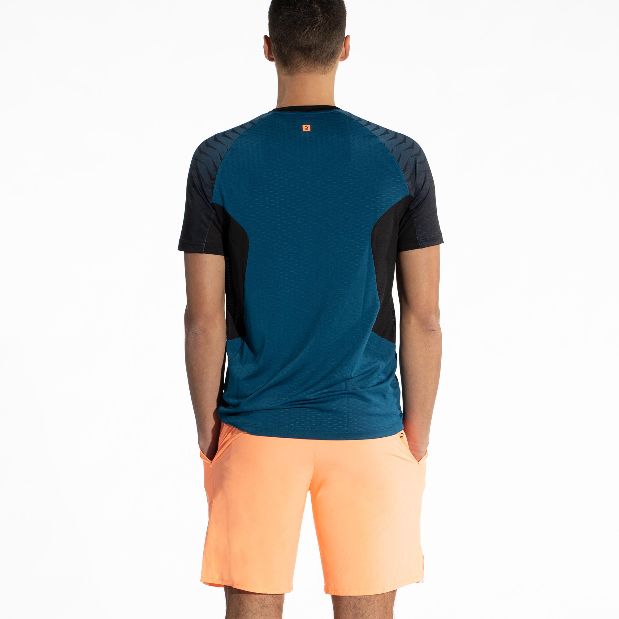 Men's Technical Short-Sleeved Padel T-Shirt 900 - Orange 5/10
