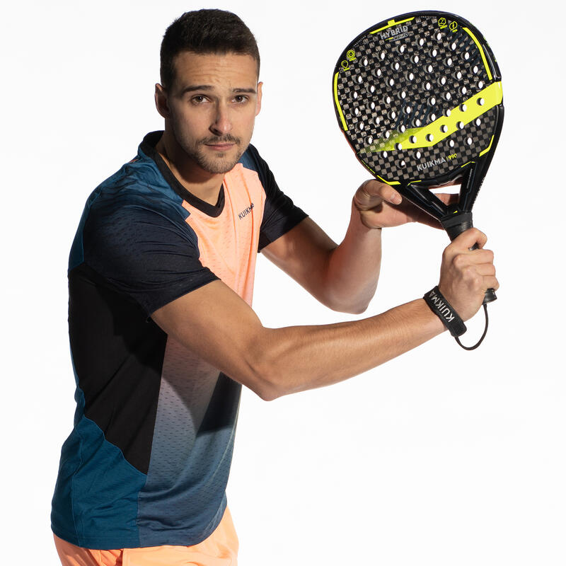 T-shirt padel uomo PTS 900 arancione