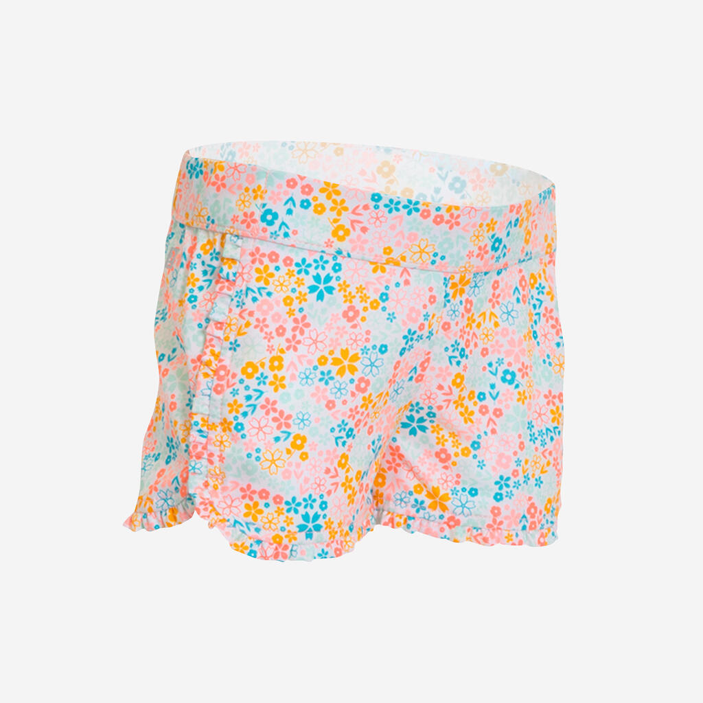 Short De Bain Bébé / Enfant Imprimé Fleurs