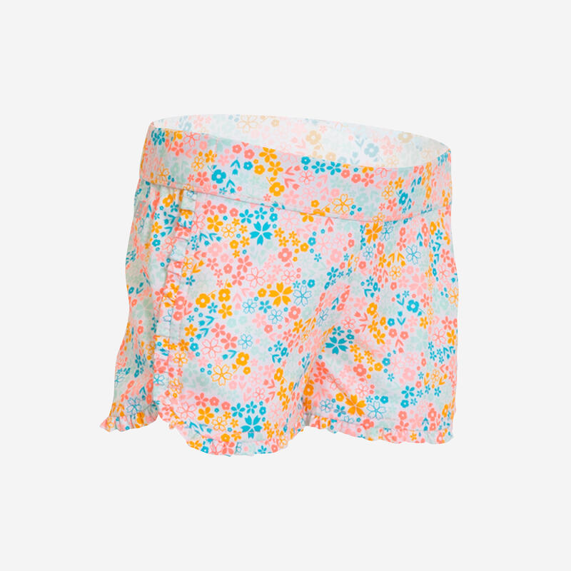 Baby / Kids’ Swim Shorts with Flower Print NABAIJI Decathlon